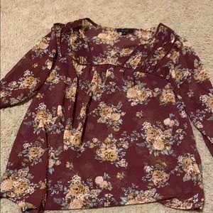 floral blouse